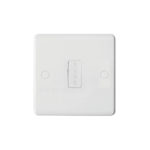 Molded White Curve Profile Fused Connection Unit - 13A Fused