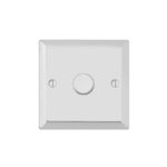 Bevel Edge Profile 1G 2 Way 400W Dimmer Switch - Rotary Push