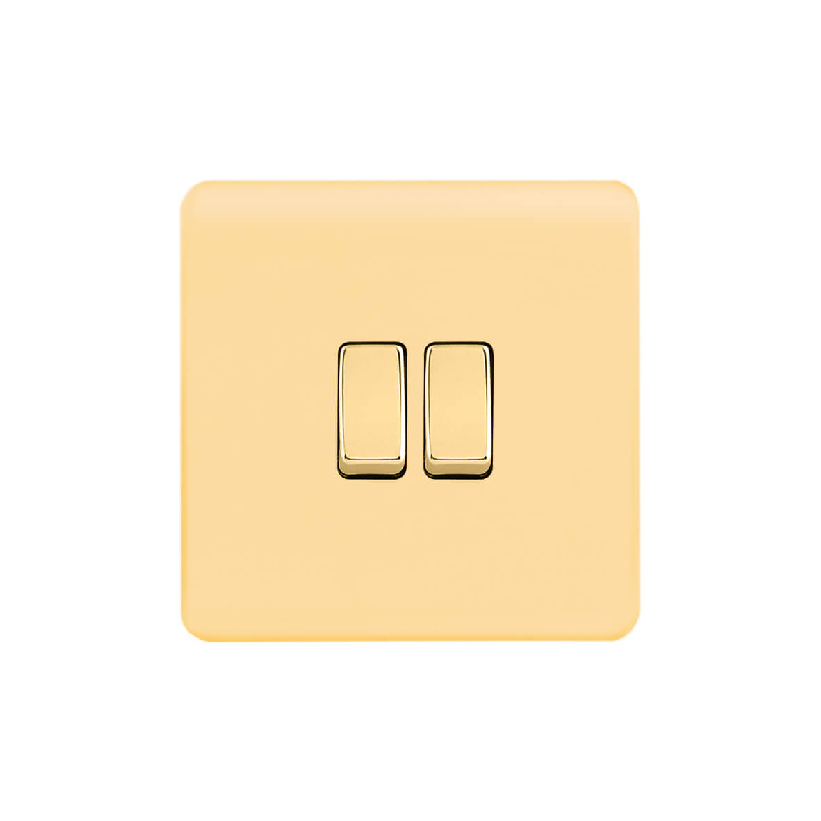 Screwless Curve Profile 2G, 2Way 10AX Plate Switch