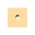 Screwless Curve Profile Universal LED - 1G 2 Way 250W Dimmer Switch - Rotary Push