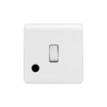 Screwless Curve Profile 1G 20A D. P. Switch with Flex Outlet