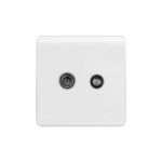 Screwless Curve Profile 2G Satellite and Co-axial Socket