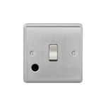 Metal Curve Profile 1G 20A D. P. Switch with Flex Outlet