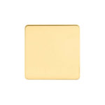 Screwless Flat Profile 1G Blank Plate