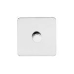 Screwless Flat Profile 1G 2 Way 400W Dimmer Switch - Rotary Push