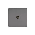 Screwless Flat Profile 1G Satellite Socket