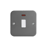 Metal Clad Range 1G 20A D. P. Switch with Neon
