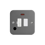Metal Clad Range 13A Switched and Fused with Neon and Flex Outlet