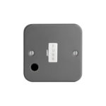 Metal Clad Range Fused Connection Unit with Flex Outlet - 3A Fused
