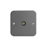 Metal Clad Range 1G Satellite Socket