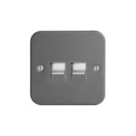 Metal Clad Range 2G BT Telecom Socket - Master