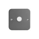 Metal Clad Range 1G 2 Way 400W Dimmer - Rotary Push