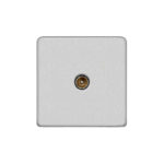 Screwless Flat Profile 1G Co-axial Isolated Socket