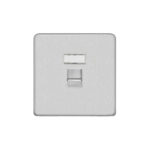 Screwless Flat Profile 1G RJ45 Computer Socket