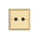 Georgian Profile 2G Co-axial Socket