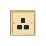 Georgian Profile 1G 13A Un-Switched Socket