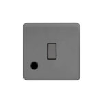 Screwless Curve Profile 1G 20A D. P. Switch with Flex Outlet