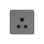 Screwless Curve Profile 5A Unswitched socket round pin