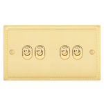 Georgian Profile 4G 2 Way 10AX Toggle Switch