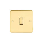 Metal Flat Profile 1G 20A D. P. Switch