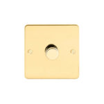 Metal Flat Profile 1G 2 Way 400W Dimmer Switch - Rotary Push