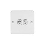 Metal Flat Profile 2G 2 Way 10AX Toggle Switch