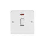 Metal Flat Profile 1G 20A D. P. Switch with Neon