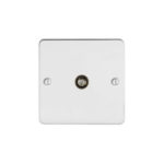 Metal Flat Profile 1G Satellite Socket