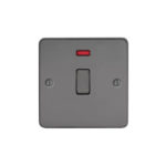 Metal Flat Profile 1G 20A D. P. Switch with Neon