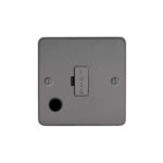 Metal Flat Profile Fused Connection Unit with Flex Outlet - 3A Fused