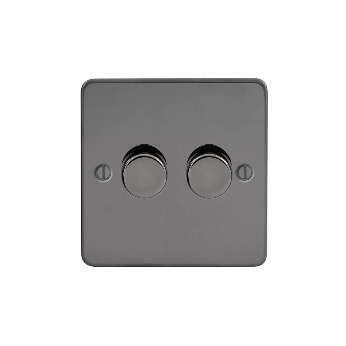 AET Georgian Antique Brass Dimmer Switch – 400W, 10 Amp, 1-4 Gang, 2-Way, Metal Plate