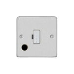 Metal Flat Profile Fused Connection Unit with Flex Outlet - 3A Fused