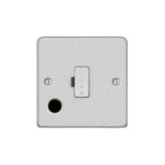 Metal Flat Profile Fused Connection Unit with Flex Outlet - 13A Fused
