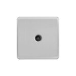 Screwless Curve Profile 1G Co-axial Socket