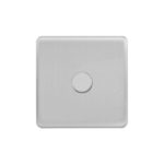 Screwless Curve Profile 1G 2 Way 400W Dimmer Switch - Rotary Push