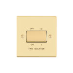 Victorian Profile Fan Isolator 10AX Plate Switch