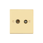 Victorian Profile 2G Satellite and Co-axial Socket