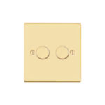 Victorian Profile 2G 2 Way 400W Dimmer - Rotary Push