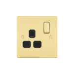 Victorian Profile 1G 13A Switched Socket-SP