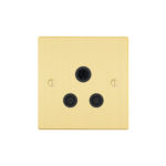 Victorian Profile 5A Unswitched socket round pin