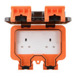 IP66 Weather Proof Range 2G 13A Un-Switched Socket