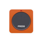 IP66 Weather Proof Range 1G, 2Way 10AX Switch with LED Indicator - Retractive, printed "Press"