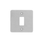 Screwed Flat Grid Front Plates - Stainless Steel