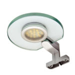 LED Over Cabinet Light - Round Glass Panel