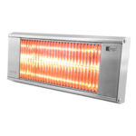 IP20 Juno Infra-red Heater - Stainless Steel