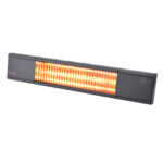 IP65 Weatherproof Infra-red Heater - Black