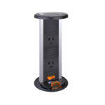 POP-UP SOCKET with UL Socket - Black