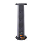 POP-UP SOCKET with SAA Socket and Surge protector - Black