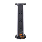 POP-UP SOCKET with CCC Socket and Surge protector - Black