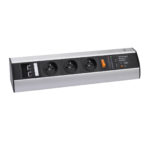 Power Station with NF Socket, RJ45 Ethernet port,  USB Charger Port and Surge protector
